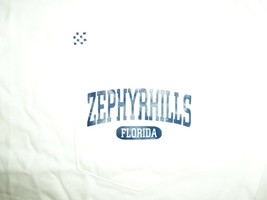 White NWT Zephyrhills Florida FL Water Park Pocket T Shirt M Free US Shipping - £16.37 GBP