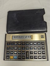 Hewlett Packard HP 12C Financial Calculator With Soft Case VTG Accountant Math - £23.49 GBP