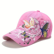 Cool Fashion Women&#39;s Sequin Butterfly Baseball Cap adjustable back - new - £7.92 GBP