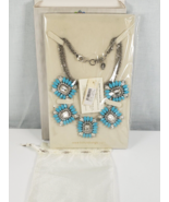 Amrita Singh Majestic Turquoise Austrian Crystal Statement Necklace Gift... - €42,43 EUR