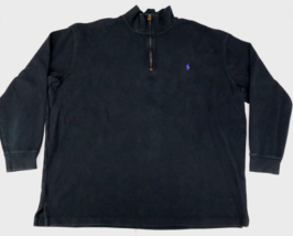 Polo Ralph Lauren Sweater Mens Size 3XLT Black Estate Ribbed Long Sleeve... - $33.20