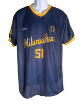 Freddy Peralta #51 Milwaukee Brewers SGA Soccer Jersey Adult XL - €12,79 EUR