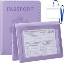 Passport Holder Women Men Travel Essentials Passport Wallet Travel Must Haves Pa - £15.49 GBP