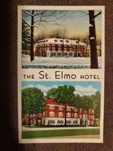 Vtg Postcard St. Elmo Hotel, Chautauqua Lake, New York, NY Jamestown, - £3.17 GBP