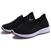 Mesh Shoes Women Summer Old Beijing Cloth Shoes Women&#39;s Shoes Breathable Hollow  - £21.61 GBP