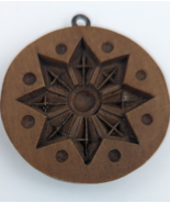 Snow Star Cookie Mold Press by House On The Hill USA - £19.54 GBP