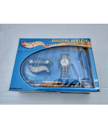 Rare 2001 Hot Wheels Digital Watch &amp; Gift Set by Mattel-NEW - £37.50 GBP