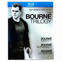 The Bourne Trilogy (3-Disc Blu-ray Set, 2010) Like New w/ Slipbox !   Matt Damon - £9.57 GBP