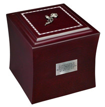 Unique Funeral Cremation Urn for Ashes Wooden Memorial Casket, Personalised urn - £132.40 GBP+