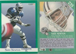Nate Newton 1991 Fleer # 235 - £1.35 GBP