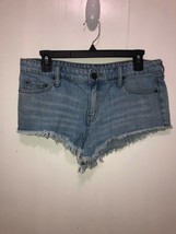 BDG Urban Outfitters Low Rise Mia Raw Hem Shorts Size 28 Actual Waistband 30&quot; - £7.90 GBP