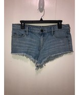 BDG Urban Outfitters Low Rise Mia Raw Hem Shorts Size 28 Actual Waistban... - $13.56 CAD