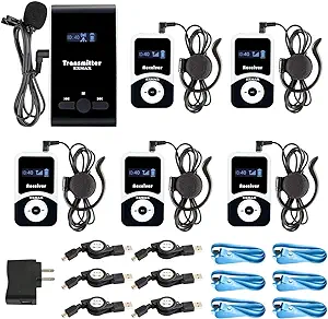 195Mhz Wireless Tour Guide System Translator Headset Device Channel 99 S... - $346.99
