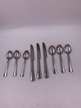 Reed and Barton WOODROW lot of 9 Mixed Flatware Pieces 3 Butter Knives, ... - $18.49