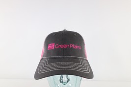 Vintage Green Plains Ethanol Spell Out Mesh Trucker Snapback Hat Cap Gray - $19.75