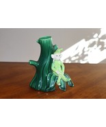 BROKEN Treasure Craft Vase Green Pixie Elf Sprite on Tree Vintage 1960s ... - $266.20 MXN