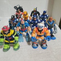 Vintage Lot of Rescue Heroes Figures lot of 9  Fisher Price 2003 - £34.80 GBP