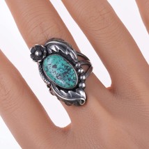 sz8 Vintage Katherine Chiquito Navajo Sterling and turquoise ring - £87.04 GBP