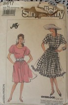 Simplicity 8617 Pullover Dress in Two Lengths Jiffy Sew Size 10-12-14 - $10.09
