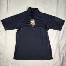 Condor Tactical Shirt Mens Large Navy Blue Short Sleeve Combat Quarter Z... - $829.86 MXN