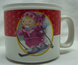 CAMPBELL&#39;S SOUP 2002 Salt Lake Winter Olympics Skiing Skier 4&quot; CERAMIC M... - £11.68 GBP