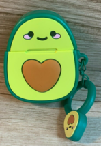 Cute Avocado 3D Cartoon Silicone Protective Case Cover For AirPod and Keychain - £5.44 GBP
