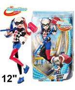 DC Super Hero Girls Harley Quinn 12 Action Doll Figure Suicide Squad - £22.65 GBP