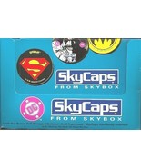 DC COMICS 1993 SKYBOX SKYCAPS  - 36 UNOPENED PACKS OF POGS IN RETAIL DIS... - £125.69 GBP