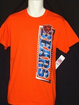 Chicago Bears T Shirt Men&#39;s Medium Orange Logo NFL Football NEW Short Sl... - £13.46 GBP