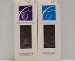 2 Catherines Ultrasheer And Day Sheer Pantyhose Size B Coffee #21 Brown  - £19.47 GBP