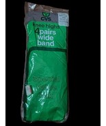 NEW 4 Pairs CVS Knee High Hose Pantyhose 8.5-11 Beige Wide Band USA Vintage - $274.31 MXN