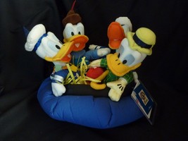 The Disney Store Bean Bag Plush Donald Duck Set 65th Anniversary 10" Tags - $15.63