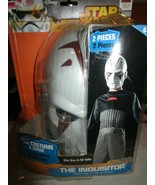 WDW Disney Star Wars The Inquisitor Full Costume And Mask Action Suit Br... - £15.73 GBP