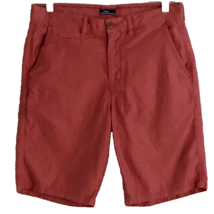 JOHNNIE-O Malibu Shorts Mens Size 30 Earthy Red Pima Cotton Casual Golf Outdoors - $17.99