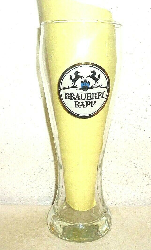 Rapp Kutzenhausen Weissbier Weizen German Beer Glass - $9.50