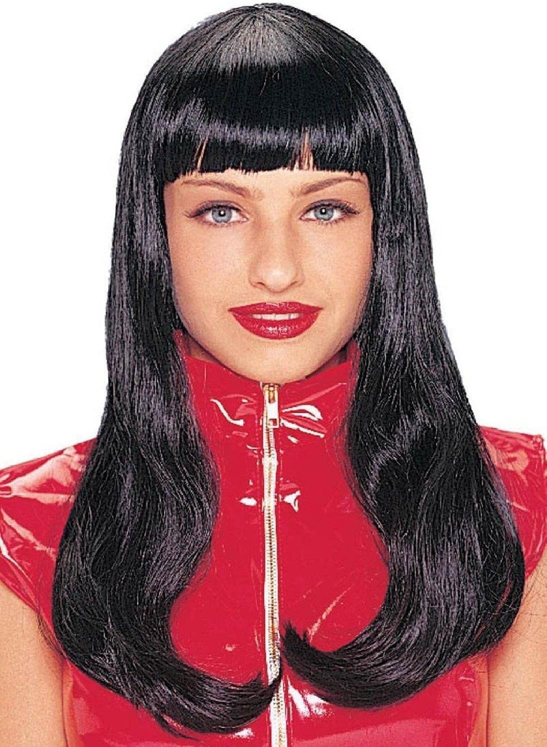 PROFESSIONAL QUALITY FRANCO MISTRESS WIG BLACK COSTUME ACCESSORY 24568-01 Item image 4