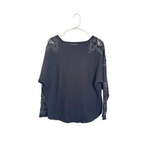 LIV Milano Women’s Large Black Sweater – Gem Embellished - $29.70