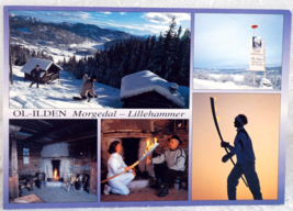 Postcard Photo Ol-Ilden Morgedal - Lillehammer  - £1.59 GBP