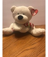 Christmas Ty Pluffies Plush - Candy Cane the Polar Bear (RETIRED) NEW! - $24.63