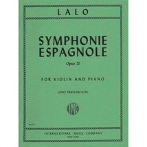 Lalo Edouard Symphonie Espagnole, Op. 21 - Violin and Piano - by Zino Fr... - $273.42 MXN