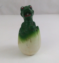 Vintage Baby Aligator Bath Tub Water Squirter Toy 4&quot; - $4.84