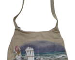 Rita&#39;s Handbags Asheboro NC purse handbag bag tan beige beach chair scen... - £23.54 GBP