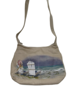 Rita&#39;s Handbags Asheboro NC purse handbag bag tan beige beach chair scen... - £23.52 GBP