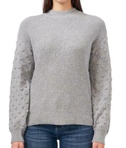 Vince Camuto Women&#39;s Bobble Stitch Sleeve Sweater Gray Sz 2XL ret $89 - £19.31 GBP