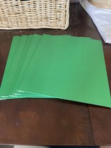 Set of 5 office depot green folders - Brand New - $12.75