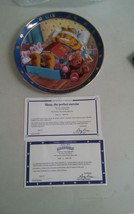 A Day With Garfield Collector Plate COA Jim Davis Danbury Mint Sleep Exercise - £15.77 GBP