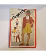 Simplicity 6305 Sewing Pattern 1983 Size 10 Bust 28.5 Vintage Girls Pant... - £7.76 GBP