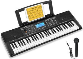 Donner Keyboard Piano, 61 Key Piano Keyboard for Beginner/Professional, Electric - £103.88 GBP