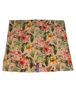 Tommy Bahama Hibiscus Grove Flamingos Tropical Flowers Leaves Velour BAT... - $21.99