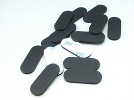 19mm x 50mm x 3m Oval Shaped Rubber Feet  3M Adhesive Backing Various Pack Sizes - £9.68 GBP+
